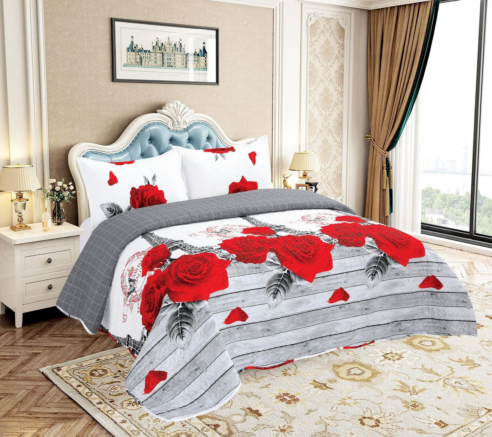 cobertor de cama estampado